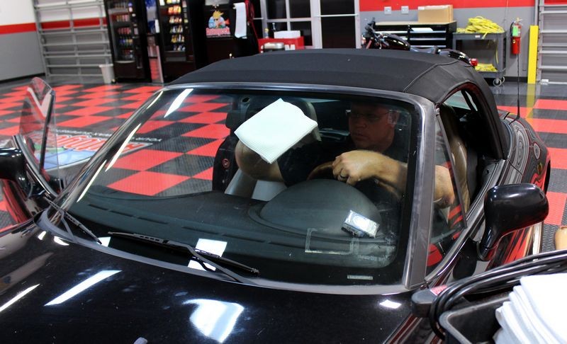 How to remove Smokers Film off inside of windshield Mike Phillips