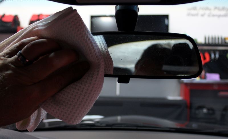 How to remove Smokers Film off inside of windshield Mike Phillips