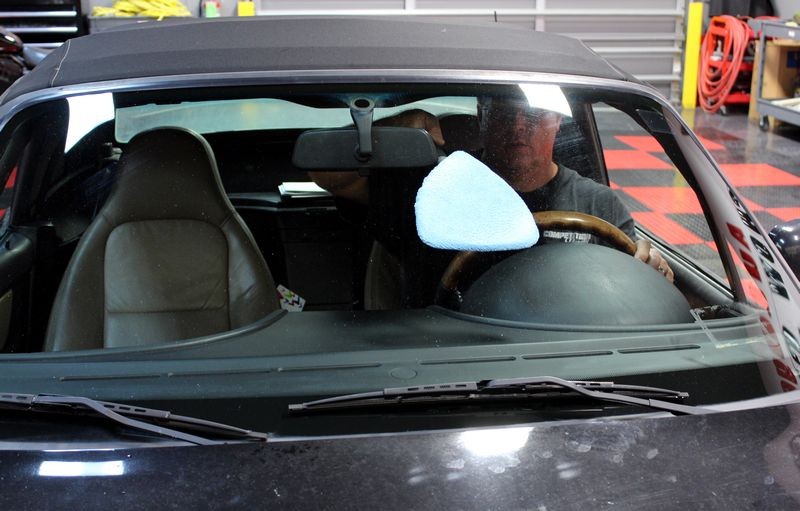 How to remove Smokers Film off inside of windshield Mike Phillips