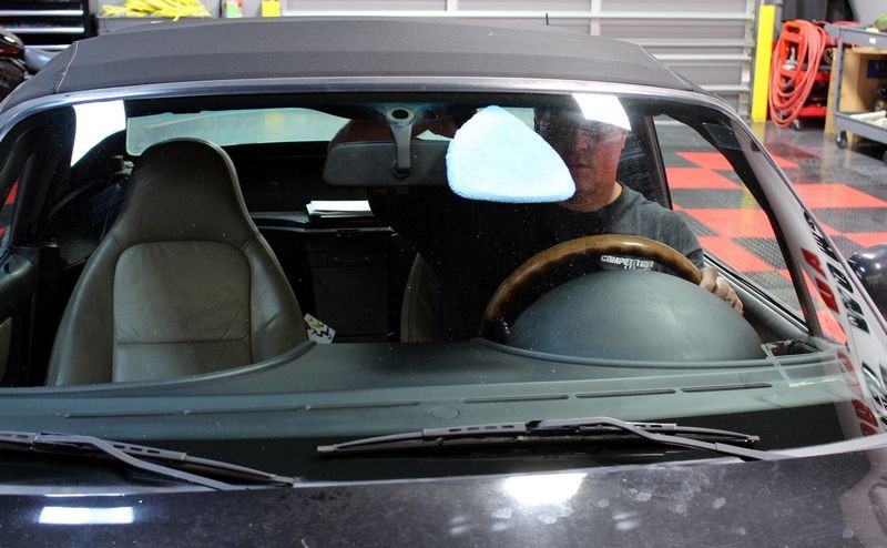 How to remove Smokers Film off inside of windshield Mike Phillips
