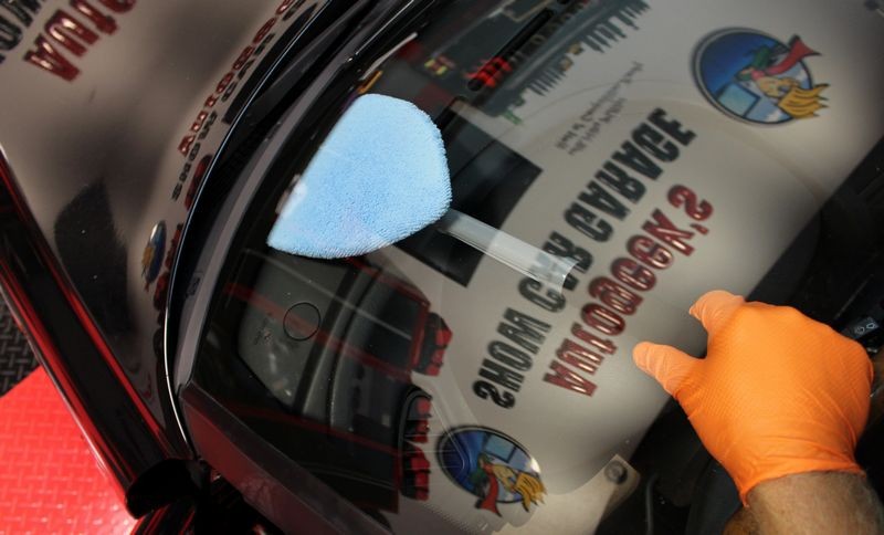 How to remove Smokers Film off inside of windshield Mike Phillips