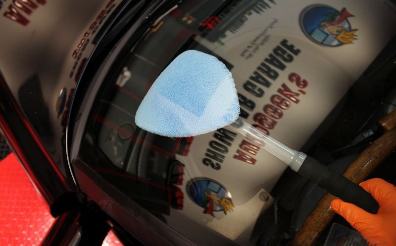 How to remove Smokers Film off inside of windshield Mike Phillips