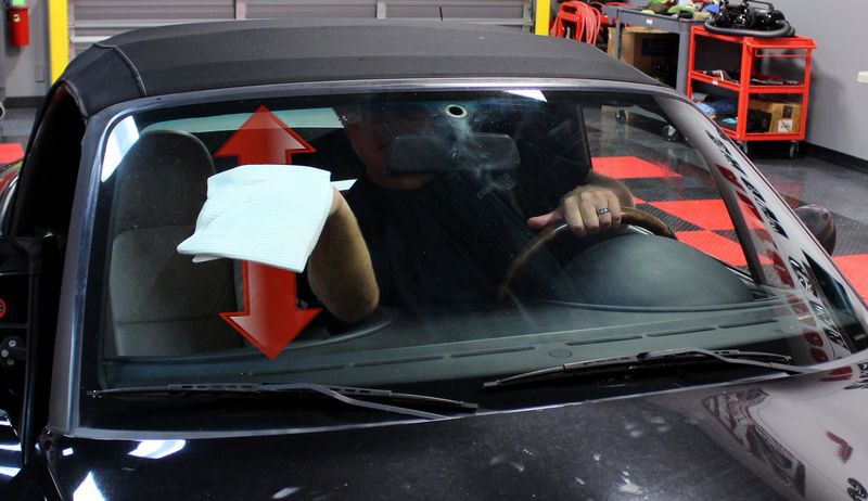 How to remove Smokers Film off inside of windshield Mike Phillips