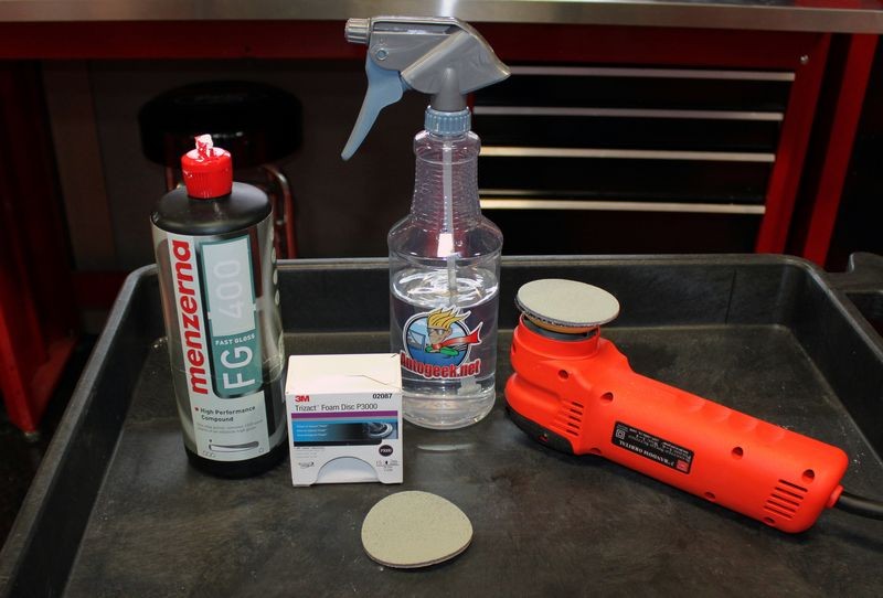 How to remove wetsanding scratches by hand Mike Phillips