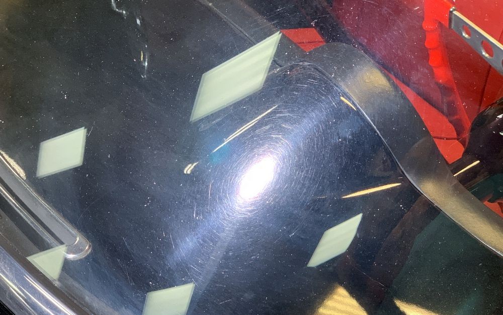 how to remove wiper marks scratches in glass windshield