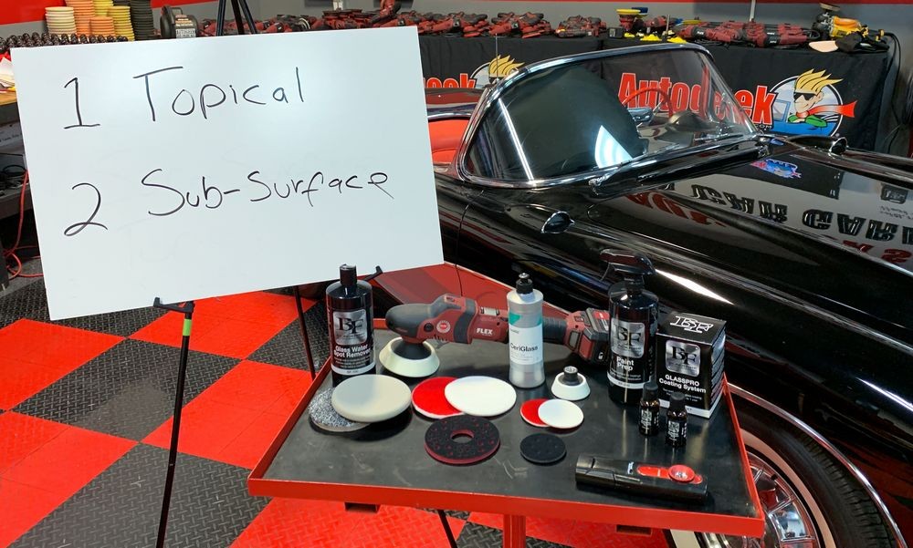 how to remove wiper marks scratches in glass windshield