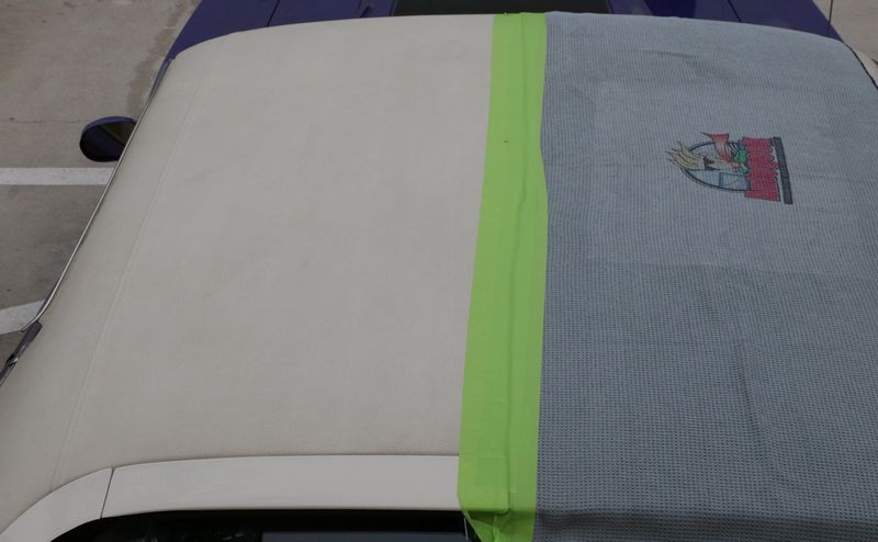 How to restore an original vinyl top mike phillips autogeek