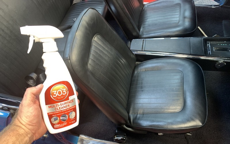 How to use 303 Aerospace Protectant to Restore Vinyl Seats Mike Phillips
