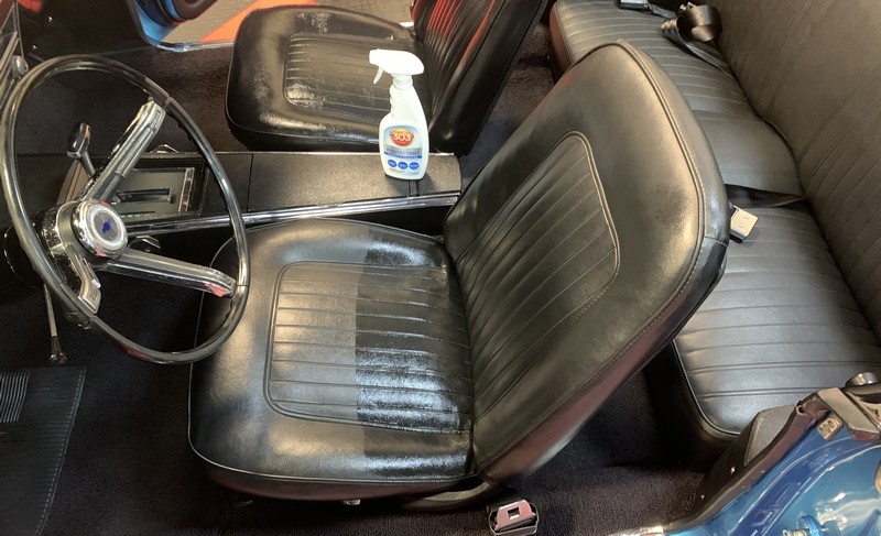 How to use 303 Aerospace Protectant to Restore Vinyl Seats Mike Phillips