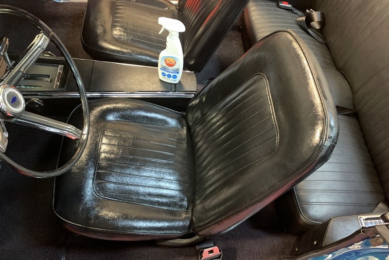 How to use 303 Aerospace Protectant to Restore Vinyl Seats Mike Phillips