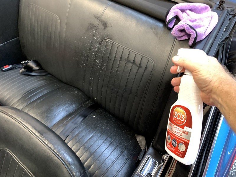 How to use 303 Aerospace Protectant to Restore Vinyl Seats Mike Phillips