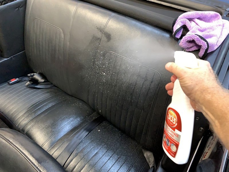 How to use 303 Aerospace Protectant to Restore Vinyl Seats Mike Phillips