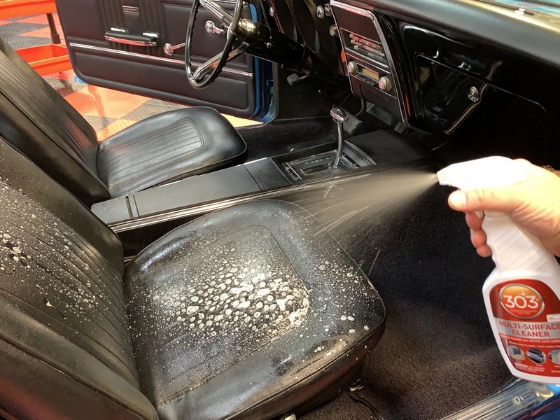 How to use 303 Aerospace Protectant to Restore Vinyl Seats Mike Phillips