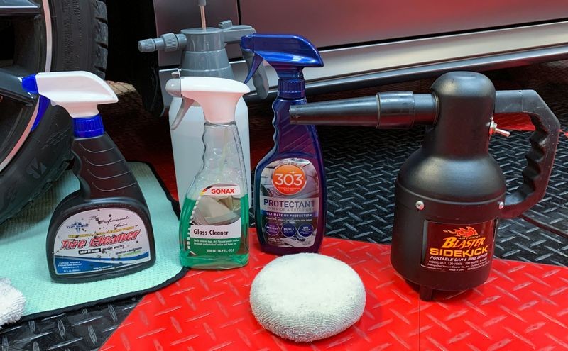 How to wash wheels and tires INSIDE without a water hose by Mike Phillips
