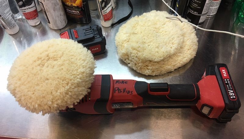 I predict small buffing pads Mike Phillips