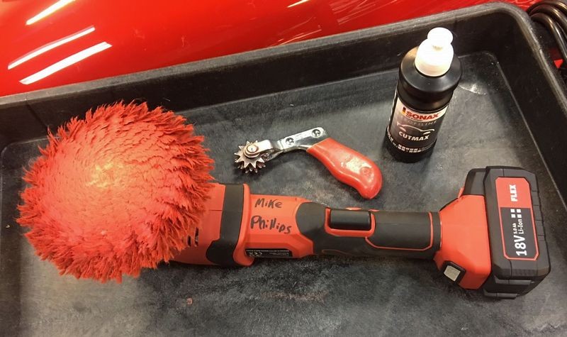 I predict small buffing pads Mike Phillips