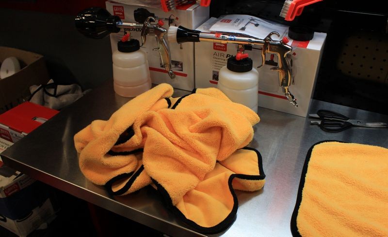 Inspect your microfiber towels when detailing cars