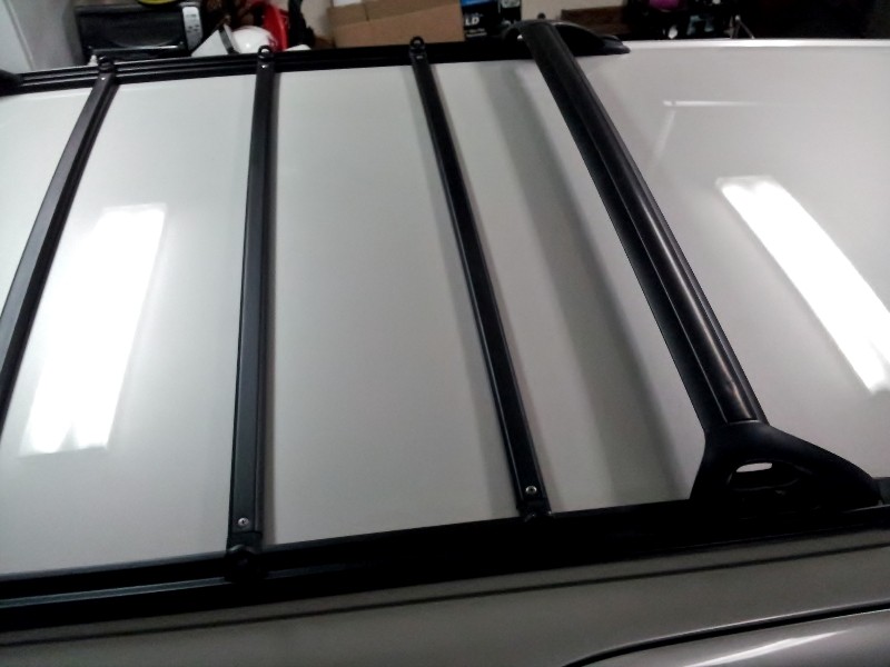 Installed Finished Product - roof rack