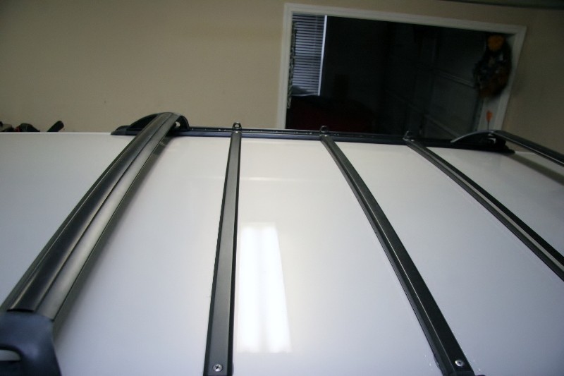 Installed Finished Product - roof rack