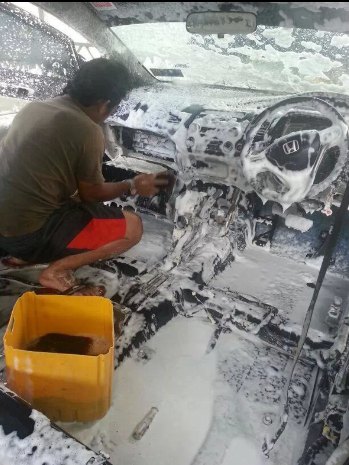 interior bubble wash