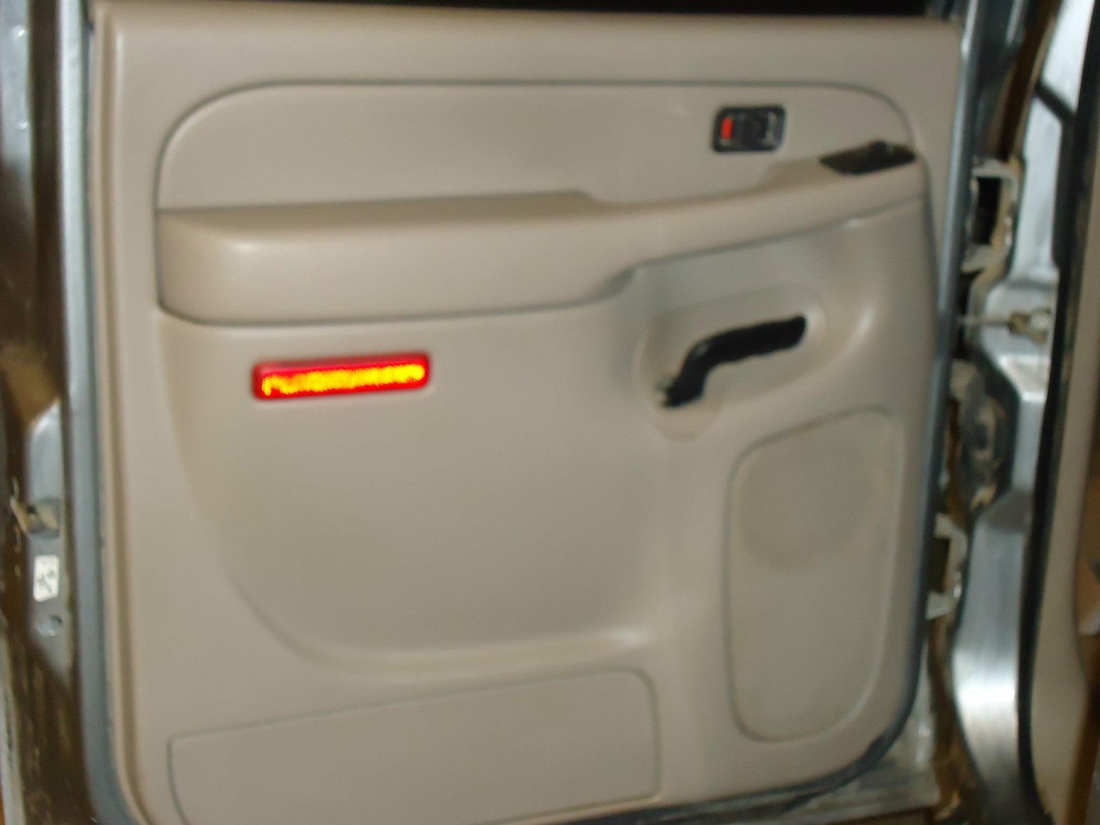 Interior on work truck