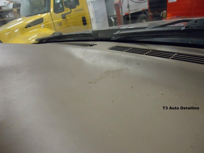 Interior on work truck