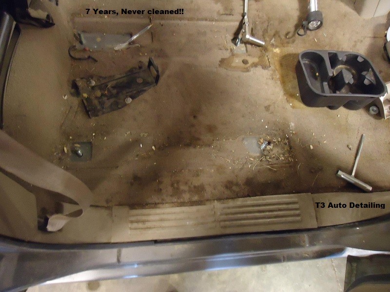 Interior on work truck