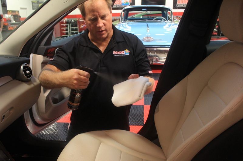 Jay Leno Garage Leather Cleaner Conditioner Mike Phillips Autogeek