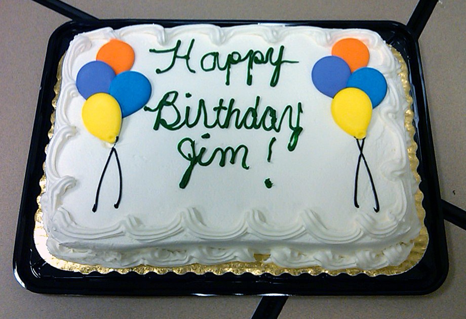 Jim Birthday Cake
