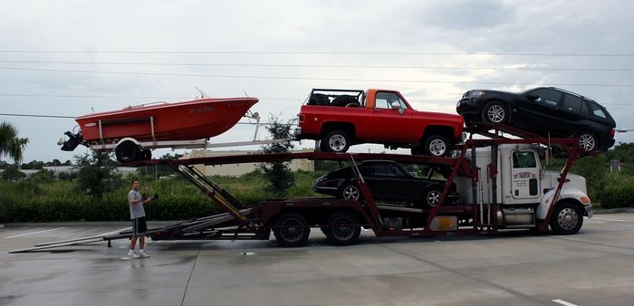 Jimmy and Starline Deville arrive into Florida