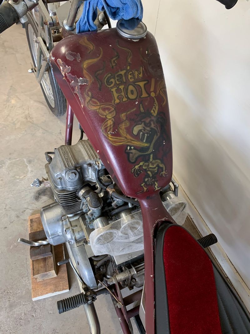 John Quade Honda CB750 Chopper The Black Widows Clint Eastwood