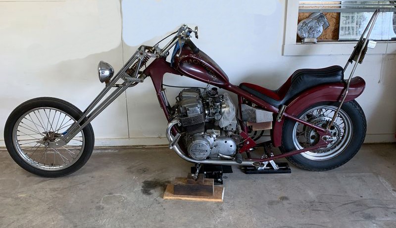 John Quade Honda CB750 Chopper The Black Widows Clint Eastwood