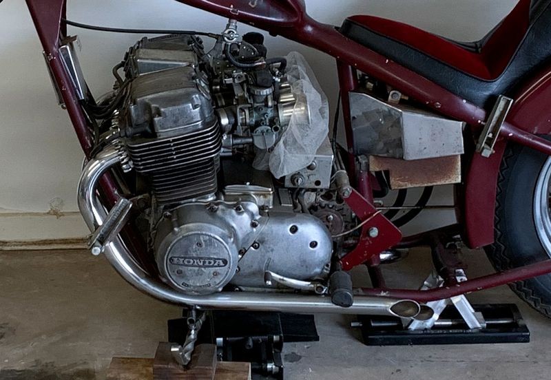 John Quade Honda CB750 Chopper The Black Widows Clint Eastwood