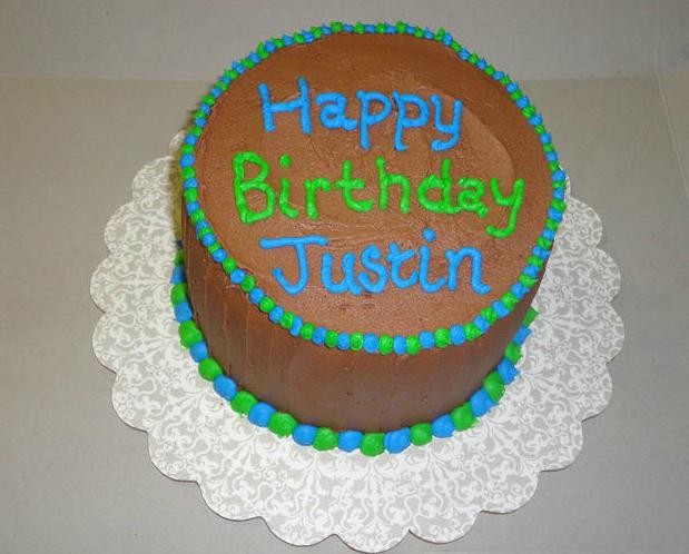 Justin Birthday Cake