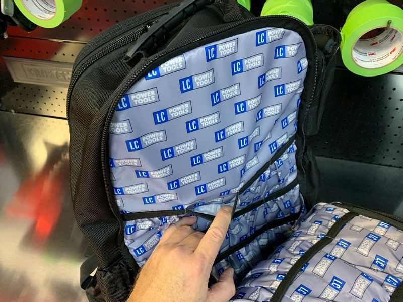 L C Power Tools Back Pack