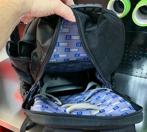 L C Power Tools Back Pack
