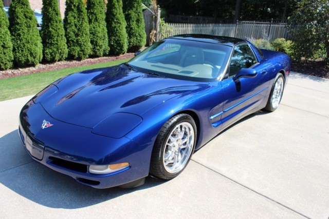Le Mans Blue C5 Corvette Front Pinnacle SSII