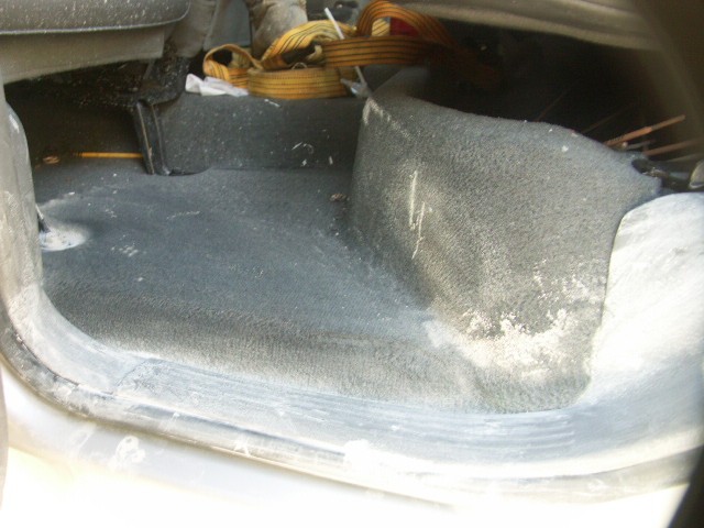 left rear footwell