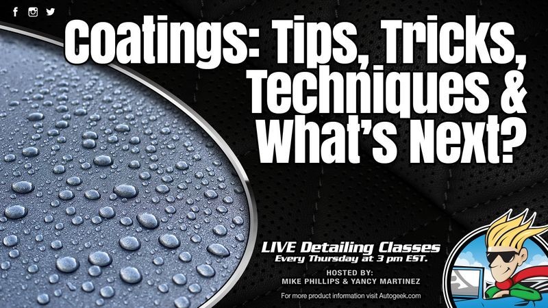 LIVE Detailing Classes Ceramic Coatings
