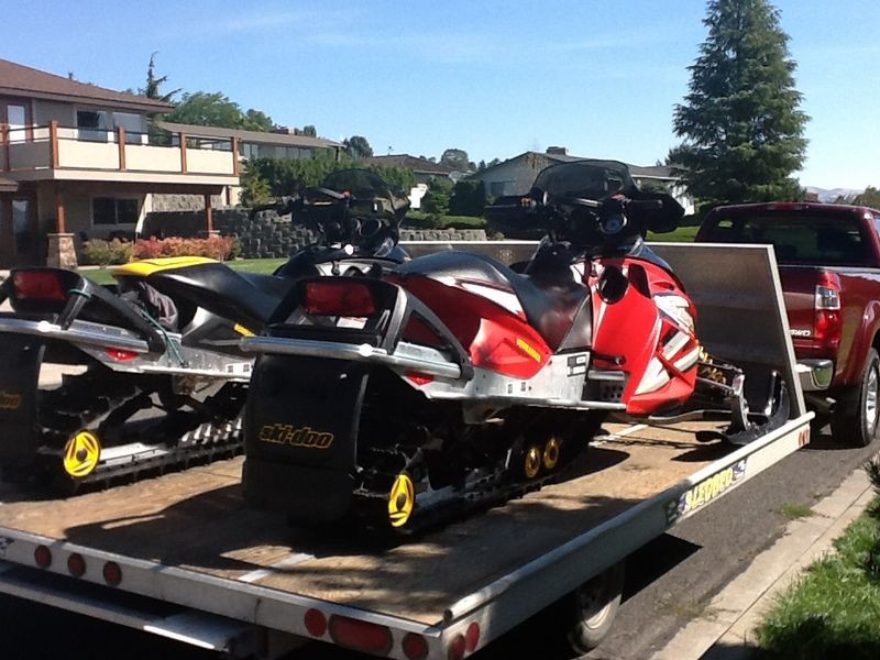 Loaded up and ready for the white gold
