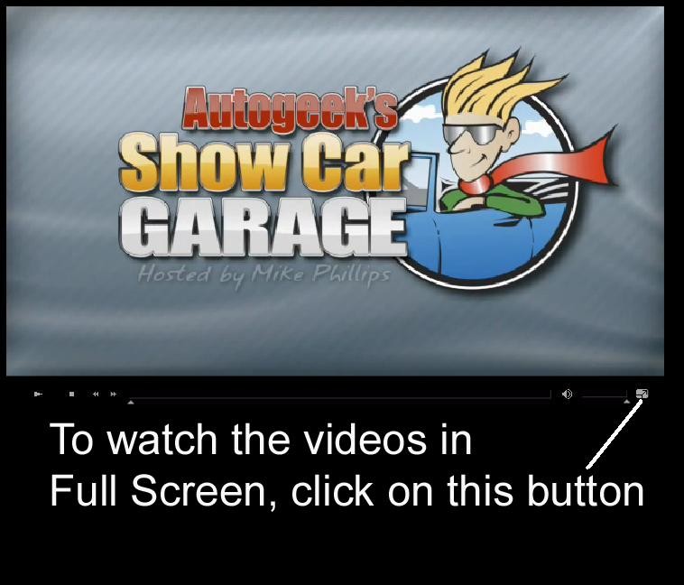 Location of the Full Screen Button