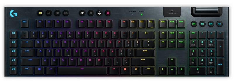 Logitech - G915 LIGHTSPEED Wireless RGB Mechanical Gaming Keyboard with GL 