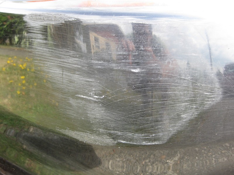 M105 compounding on scuffs and scratches