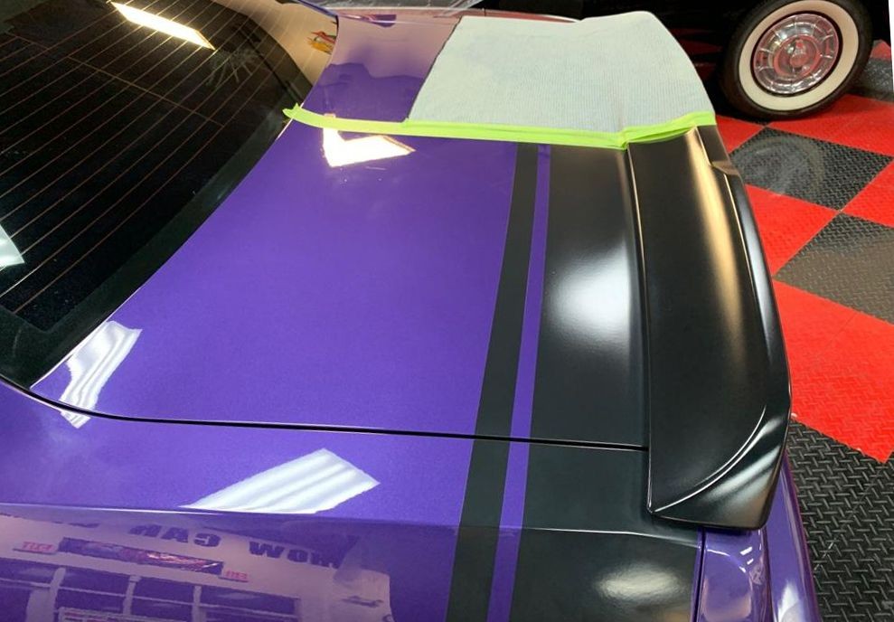 Machine Polishing Matte Graphics Paint Mike Phillips