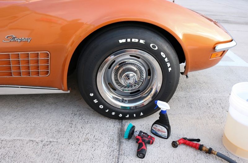 Machine Tire Scrubbing by Mike Phillips at Autogeek