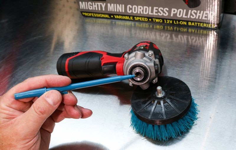 Machine Tire Scrubbing by Mike Phillips at Autogeek