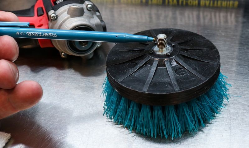 Machine Tire Scrubbing by Mike Phillips at Autogeek