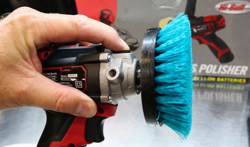 Machine Tire Scrubbing by Mike Phillips at Autogeek