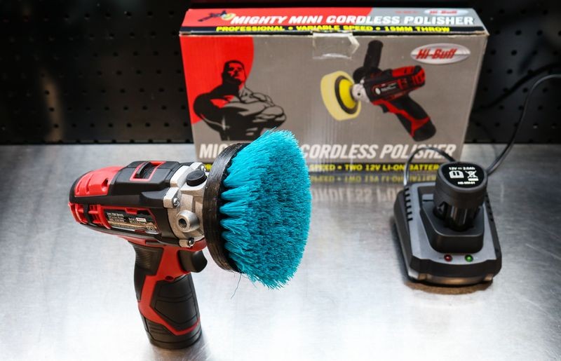 Machine Tire Scrubbing by Mike Phillips at Autogeek