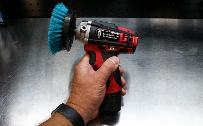 Machine Tire Scrubbing by Mike Phillips at Autogeek